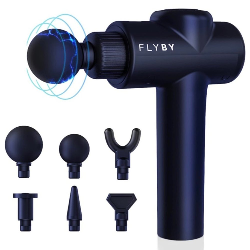 Flyby Massage Gun Deep Tissue - Percussion Muscle Massager Gun for Athletes F1Pr